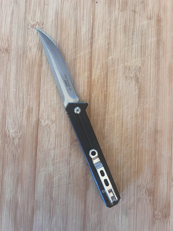 Black Micarta Stainless Steel Switchblade