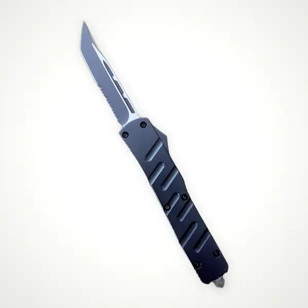 5.5" Tactical Stainless Steel OTF - Black on Black